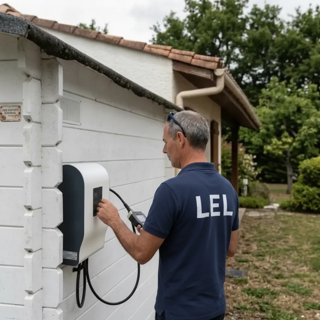 Borne de recharge IRVE à Agde