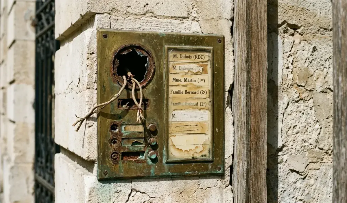 Interphone et visiophone à Agde — avant (chantier 5)